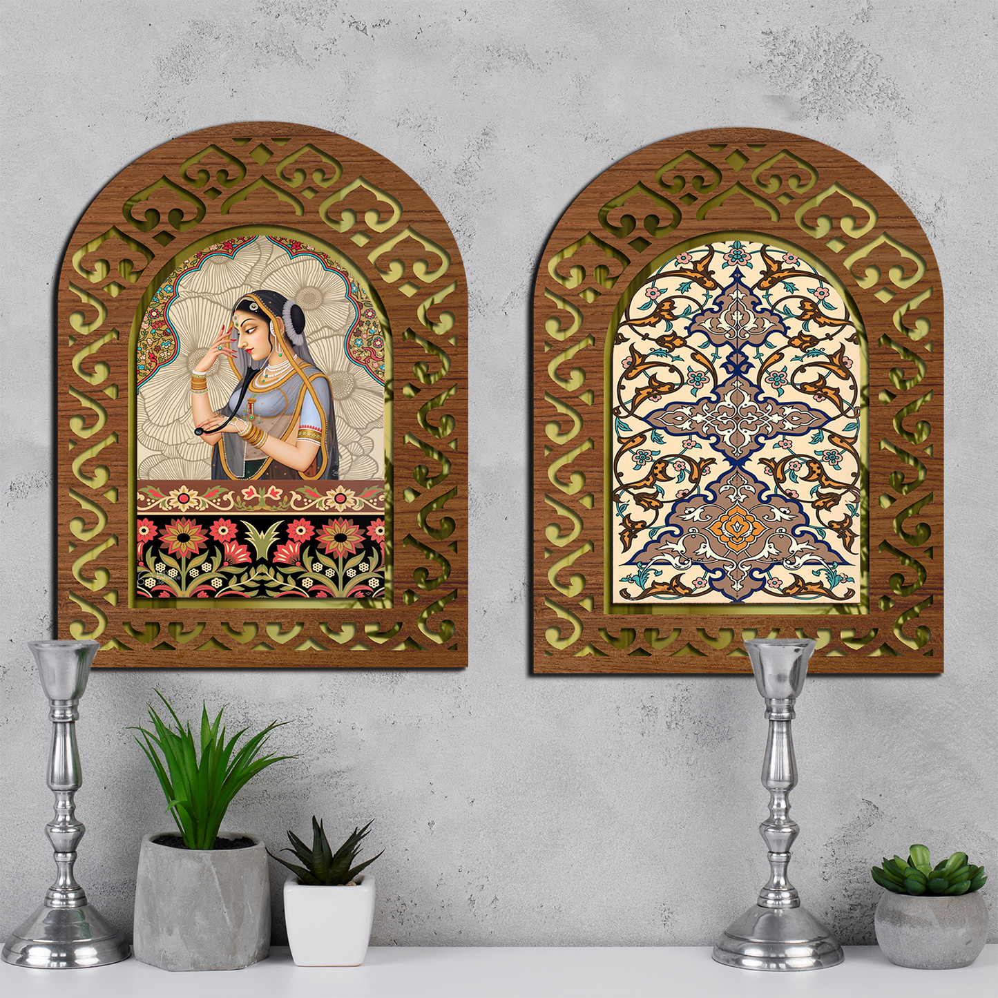 MDF Wall Mirror Home Decor