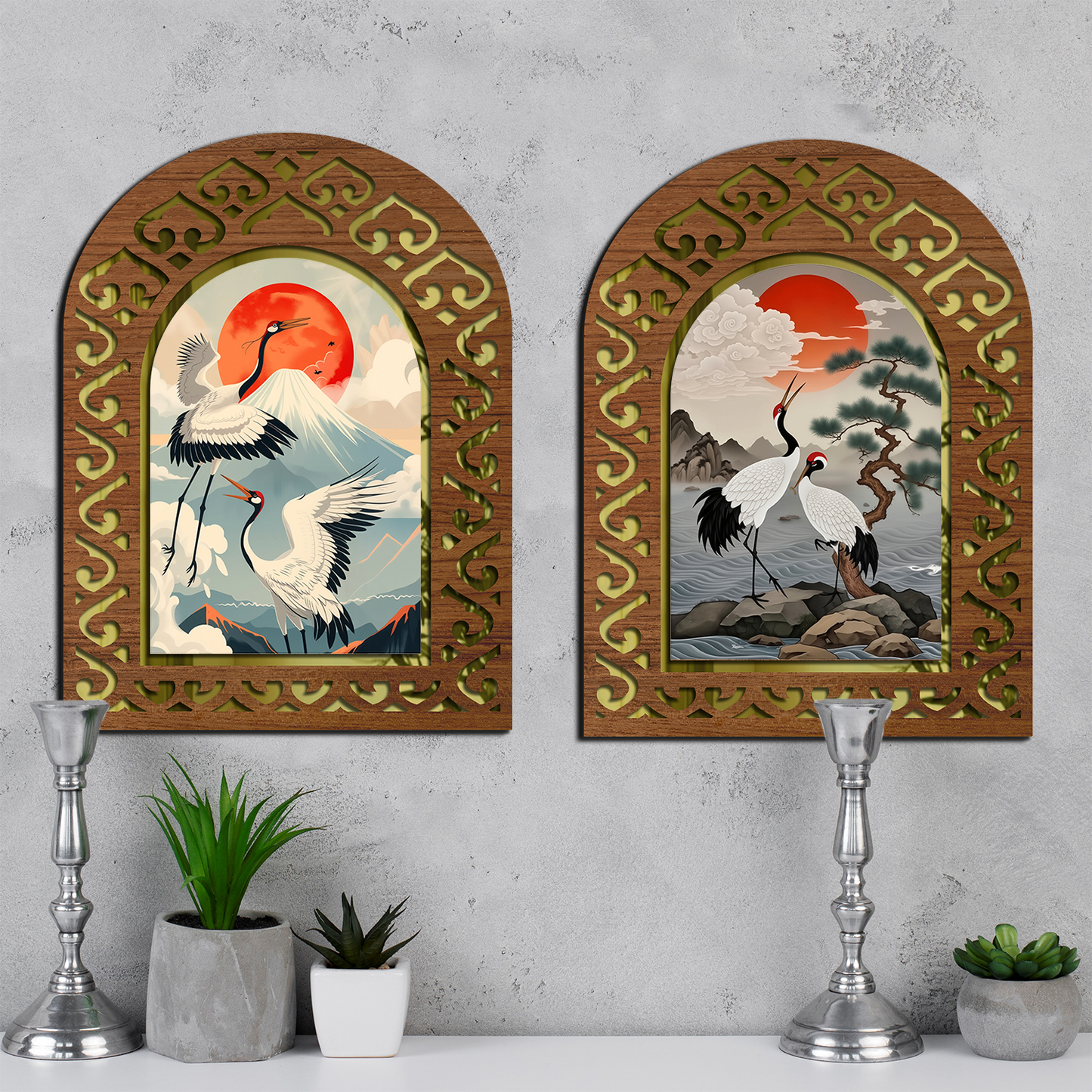 MDF Wall Mirror Home Decor