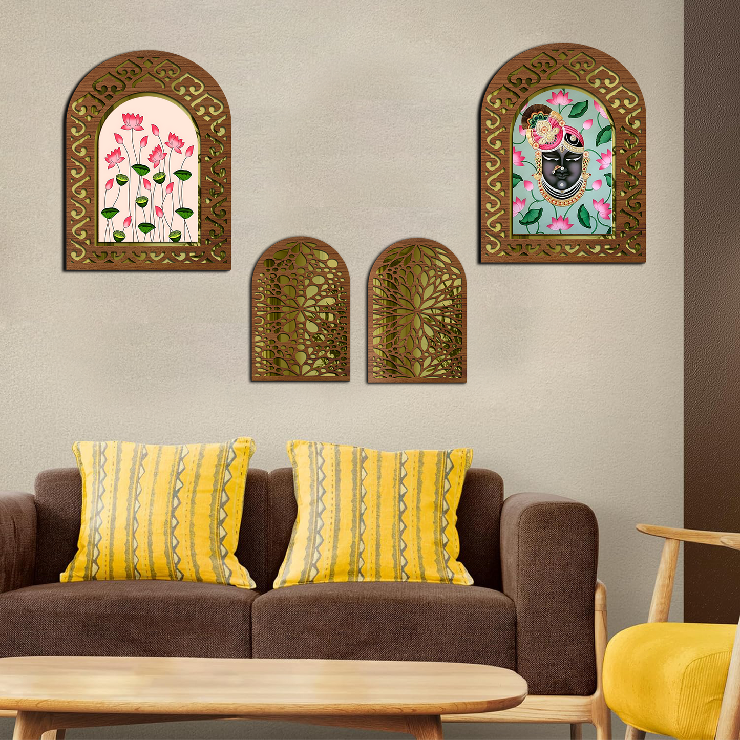 MDF Wall Mirror Home Decor