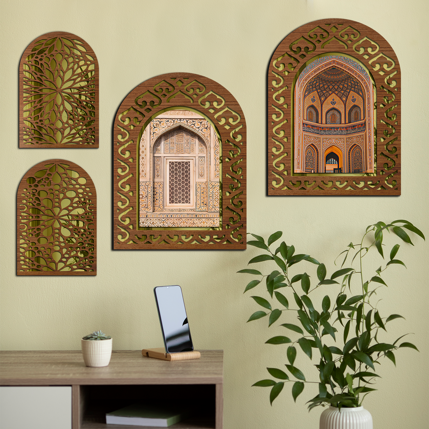 MDF Wall Mirror Home Decor