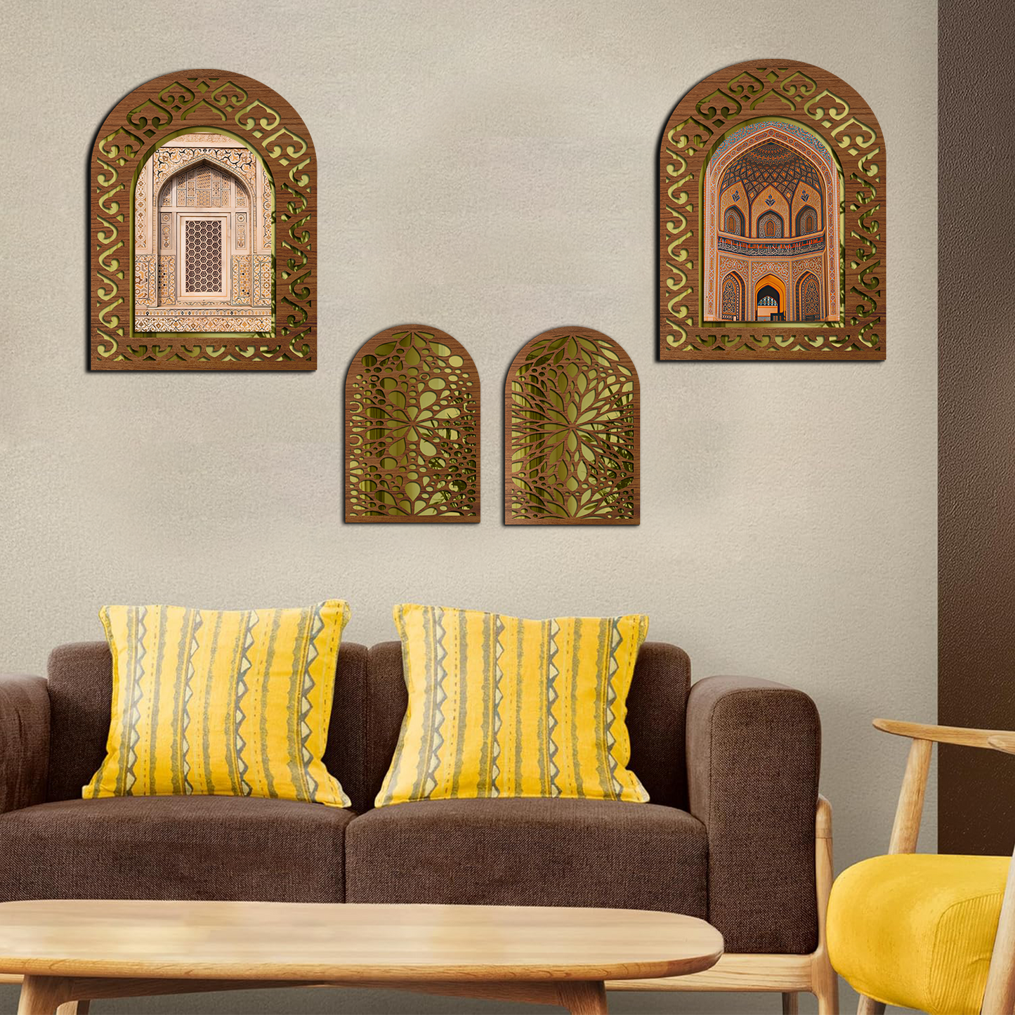 MDF Wall Mirror Home Decor
