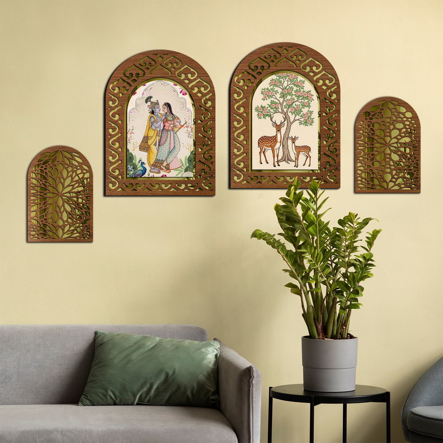 MDF Wall Mirror Home Decor