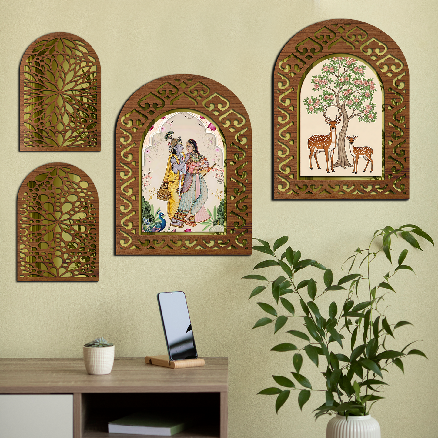 MDF Wall Mirror Home Decor