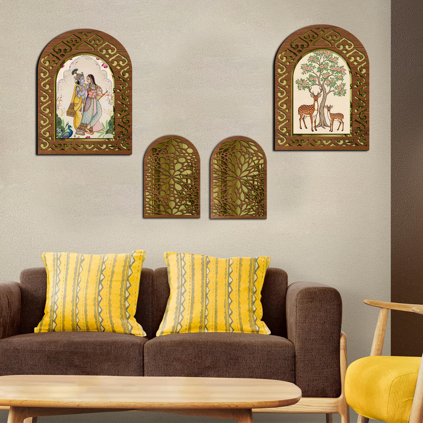 MDF Wall Mirror Home Decor