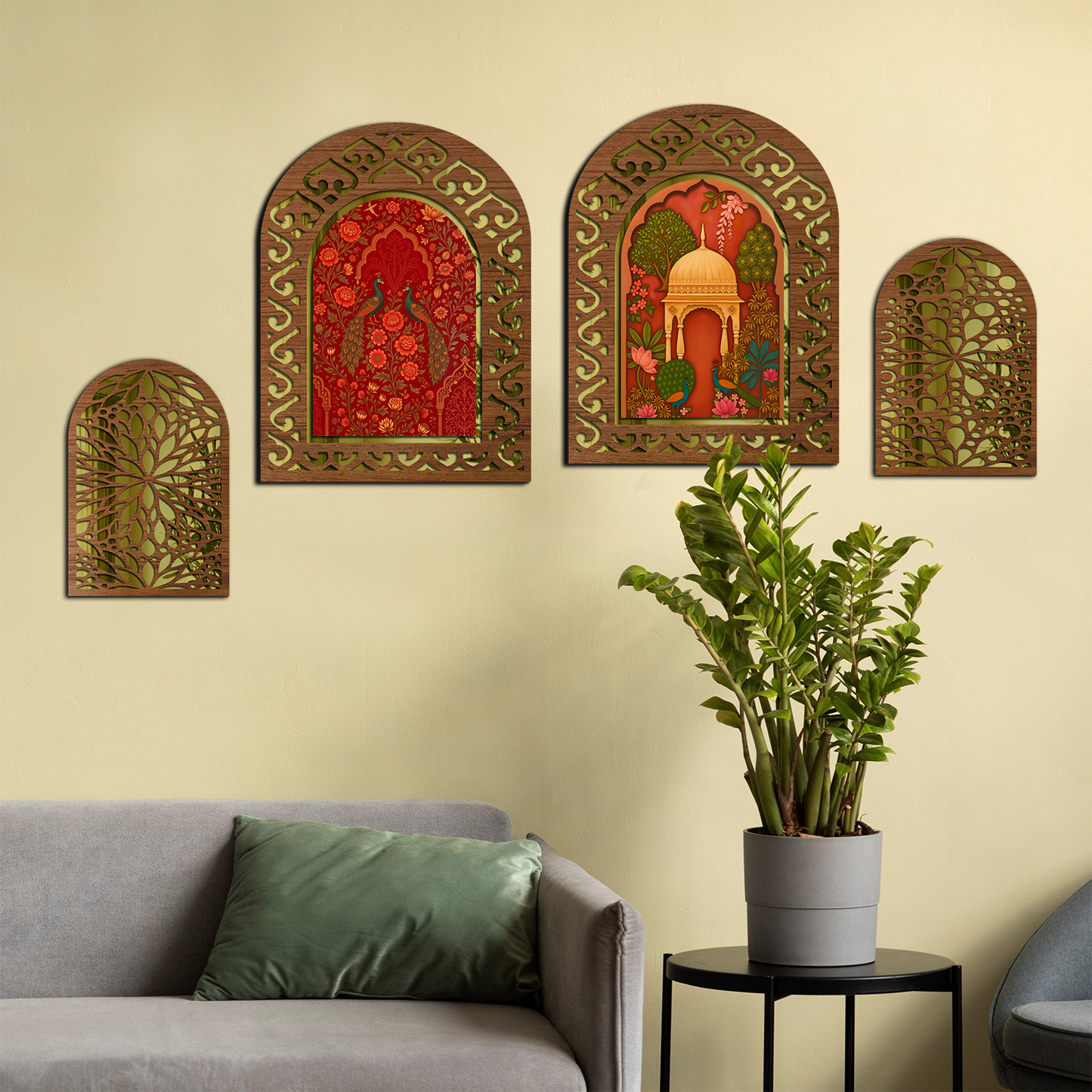 MDF Wall Mirror Home Decor