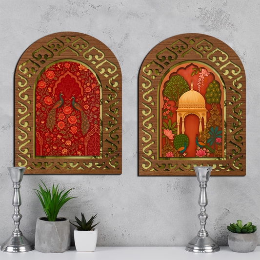 MDF Wall Mirror Home Decor