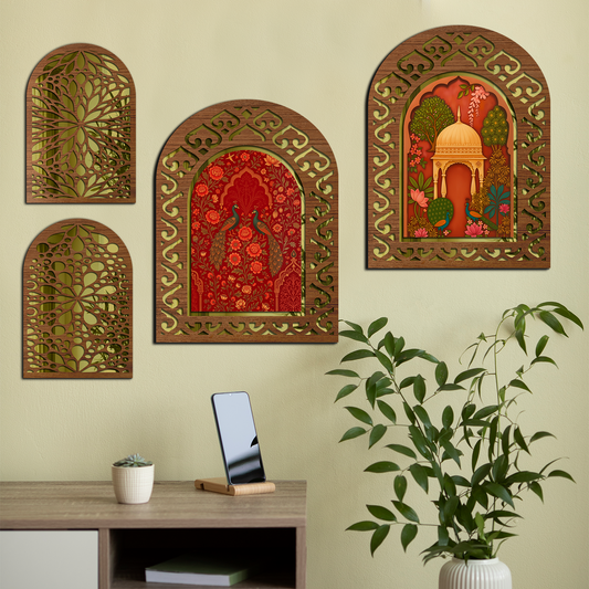 MDF Wall Mirror Home Decor