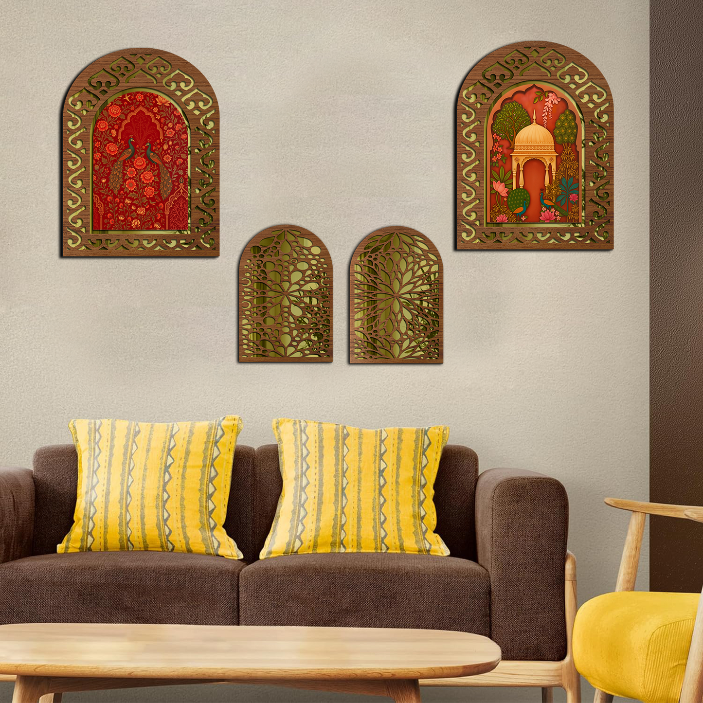 MDF Wall Mirror Home Decor