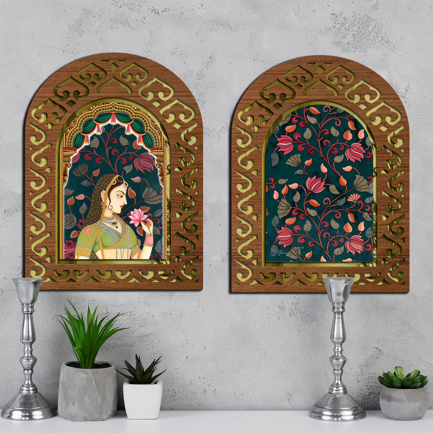 MDF Wall Mirror Home Decor