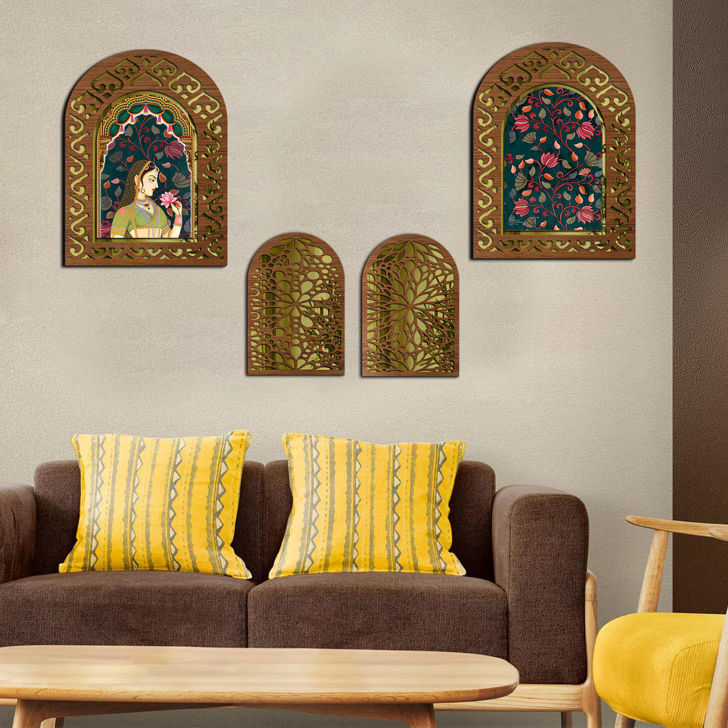MDF Wall Mirror Home Decor