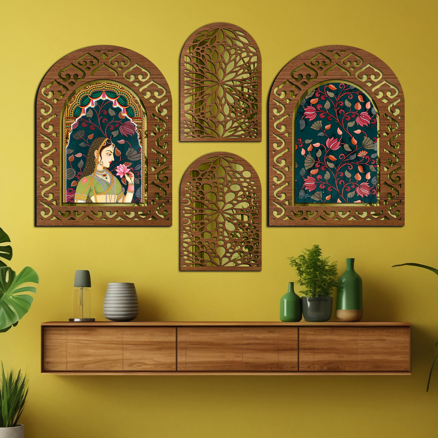 MDF Wall Mirror Home Decor