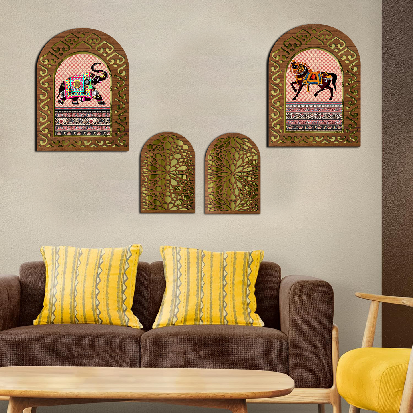 MDF Wall Mirror Home Decor