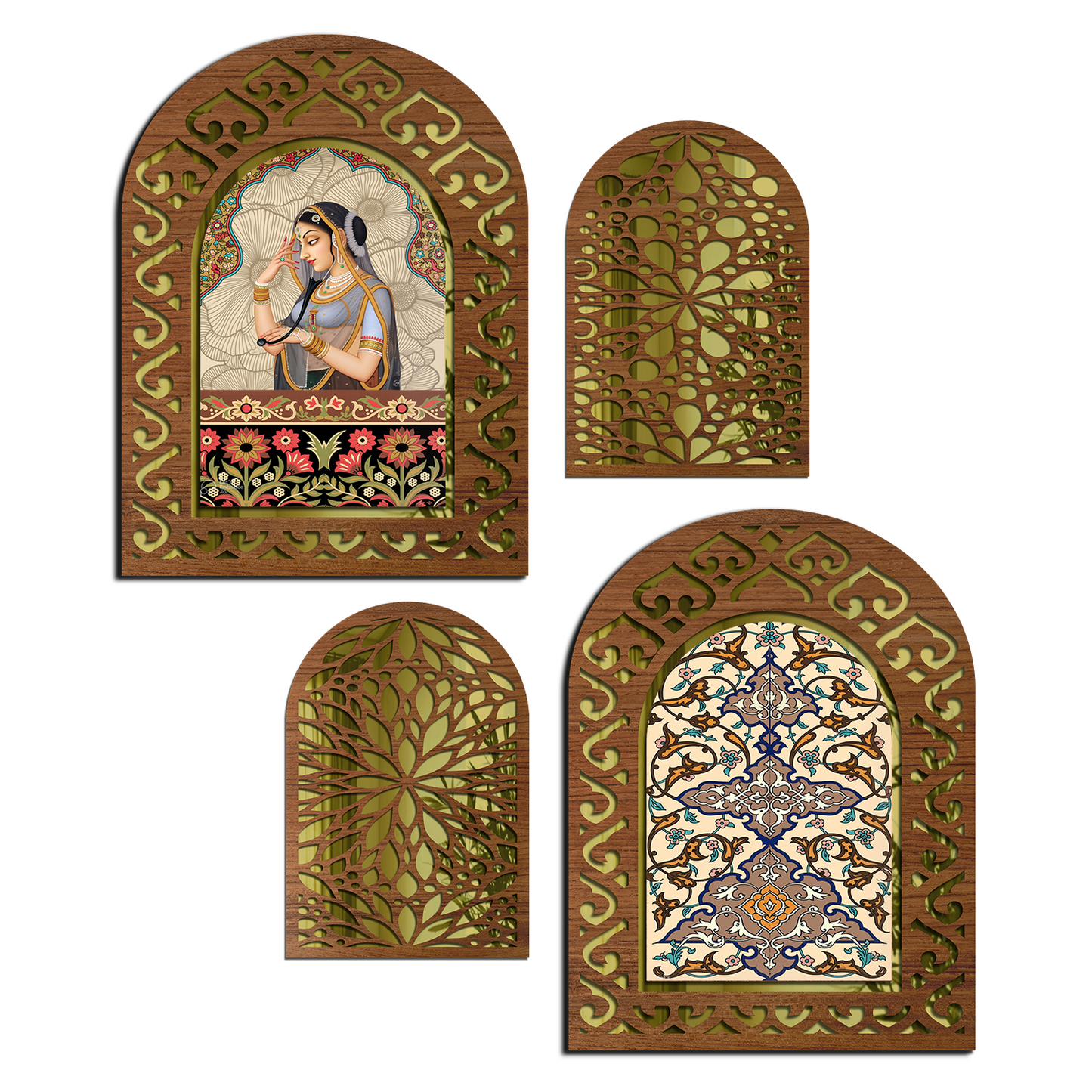 MDF Wall Mirror Home Decor