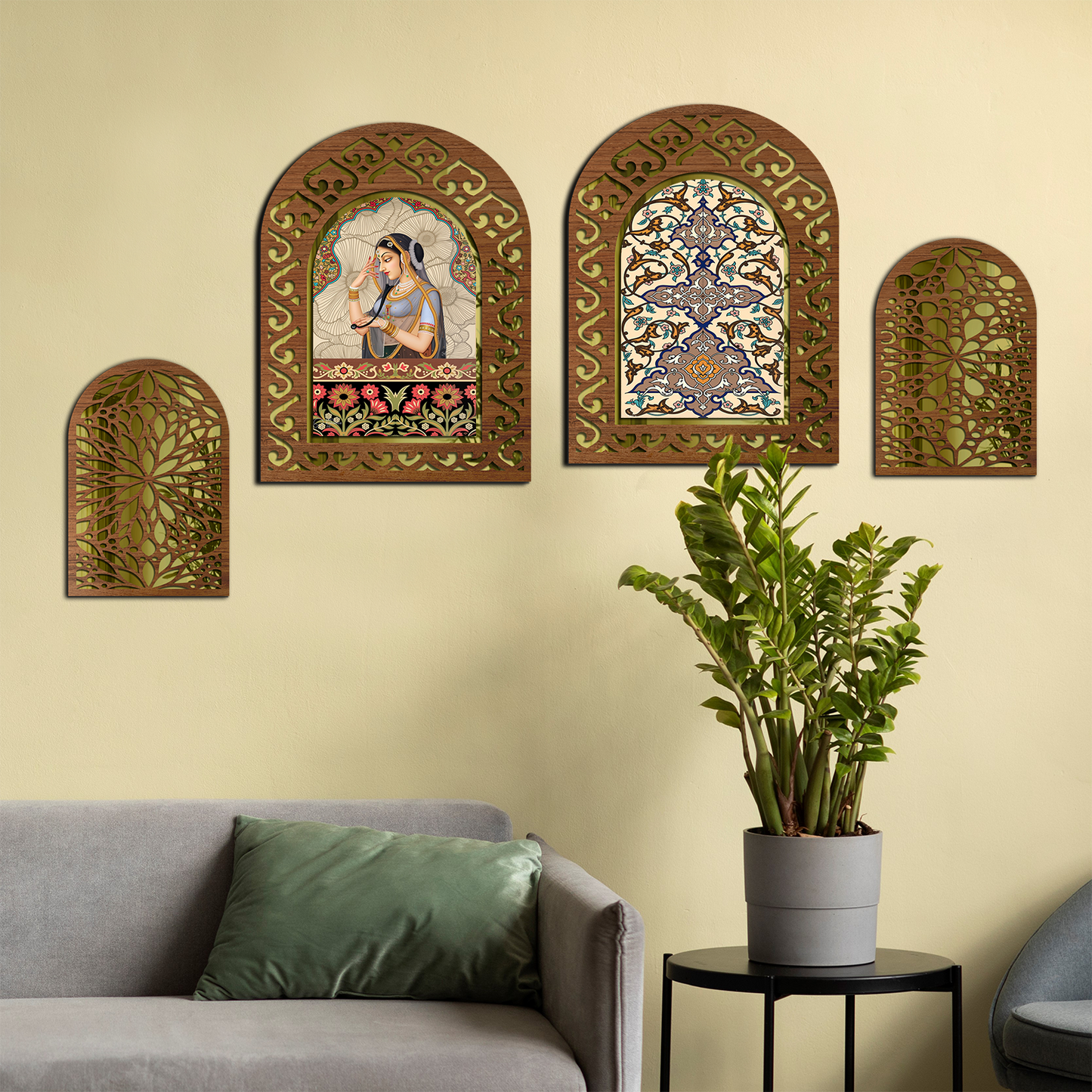 MDF Wall Mirror Home Decor