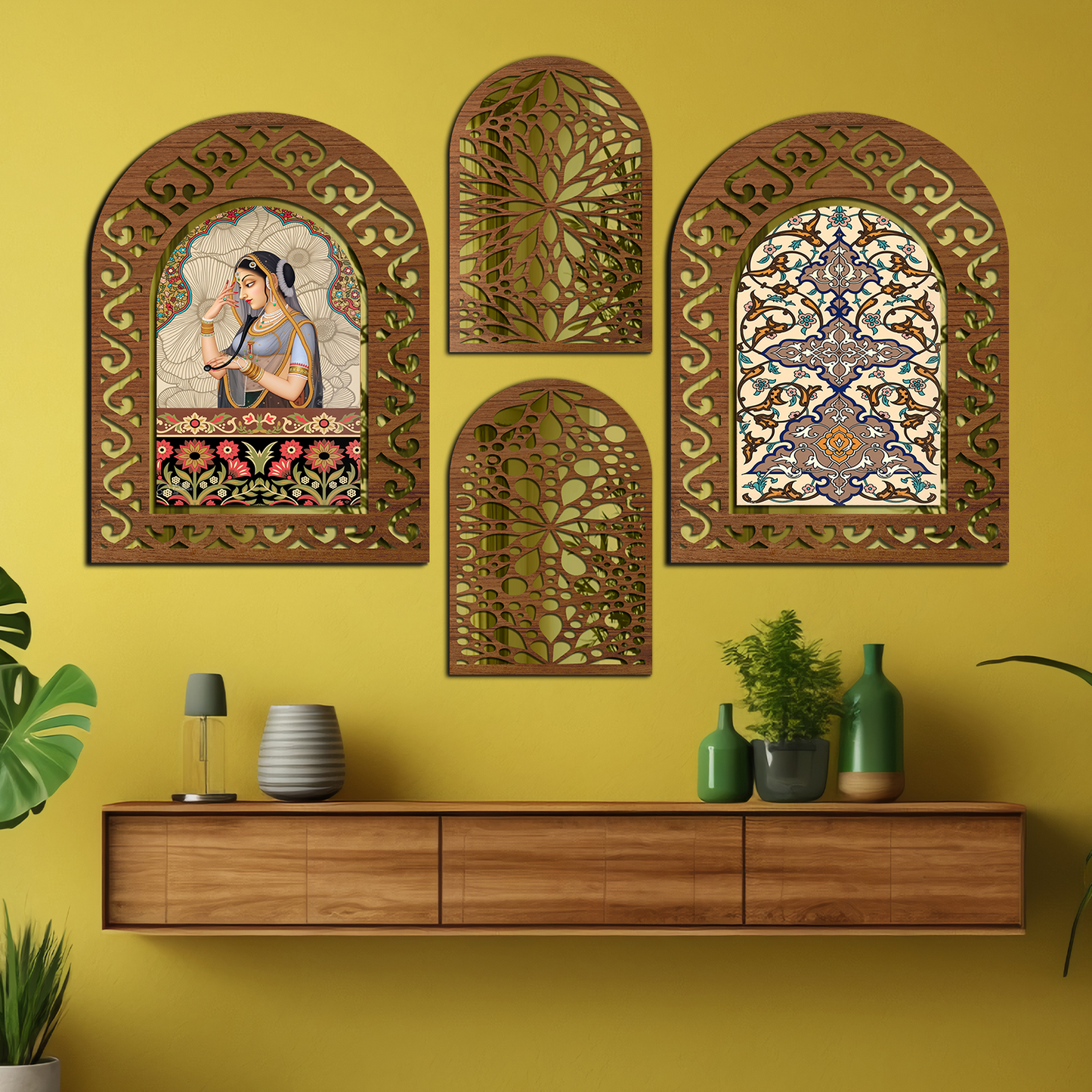 MDF Wall Mirror Home Decor