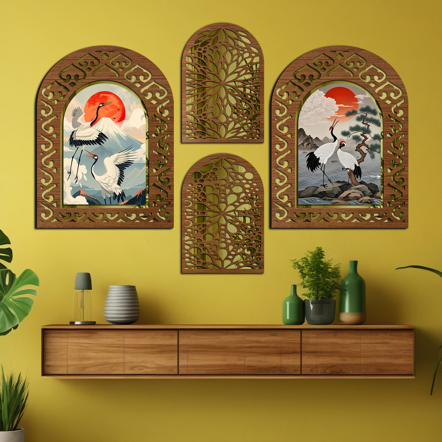 MDF Wall Mirror Home Decor