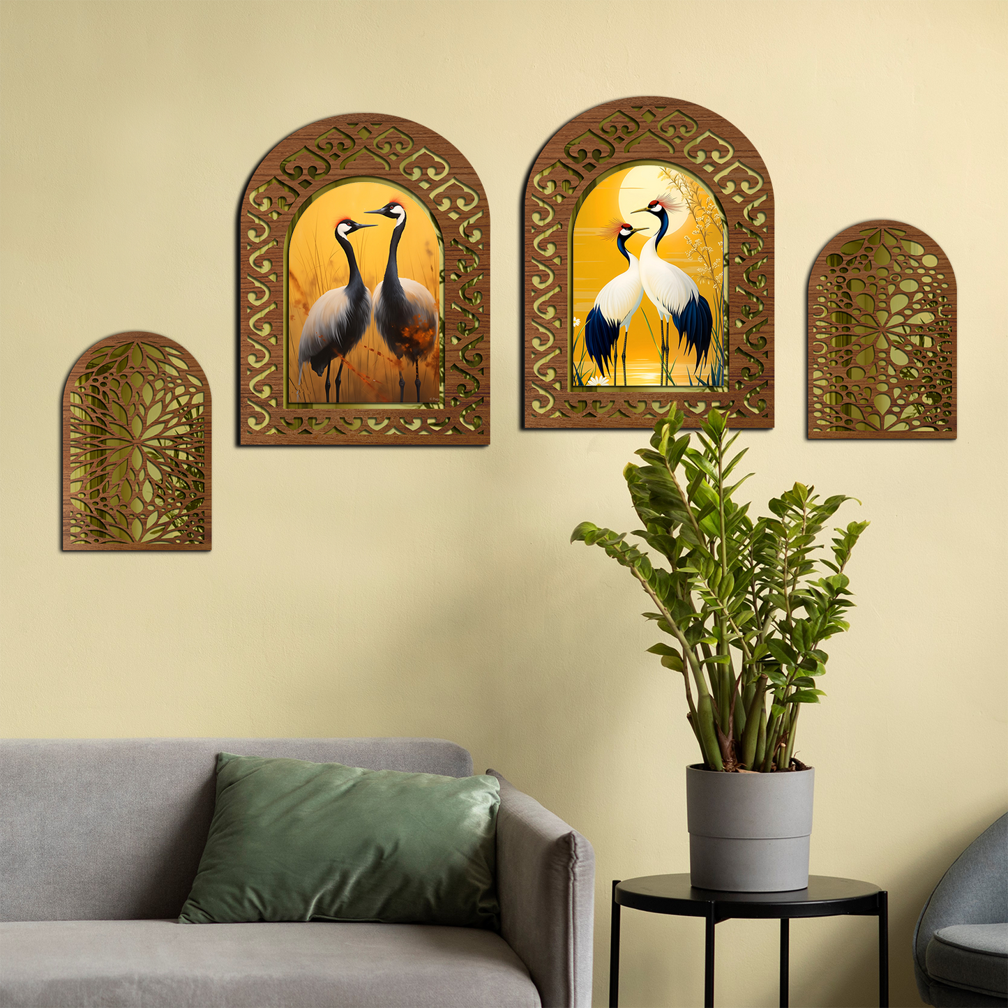 MDF Wall Mirror Home Decor