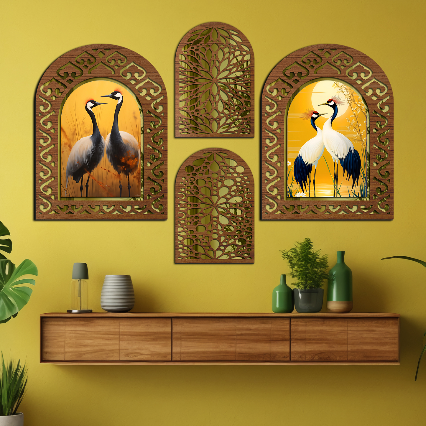 MDF Wall Mirror Home Decor
